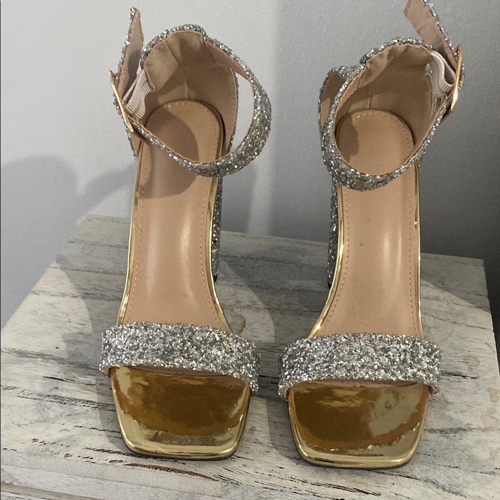 Silver Women's Heels